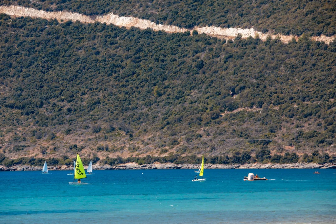 Miasto i architektura — Plaża Milos Lefkada Grecja