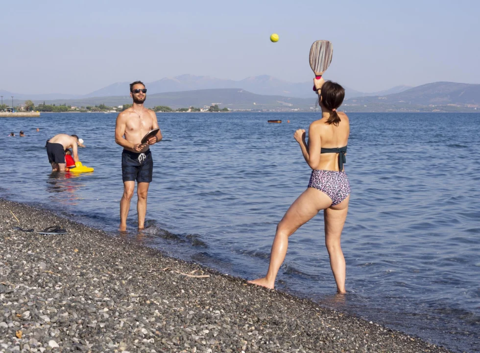 Atrakcje turystyczne — Plaża Vromolimnos Skiathos Grecja