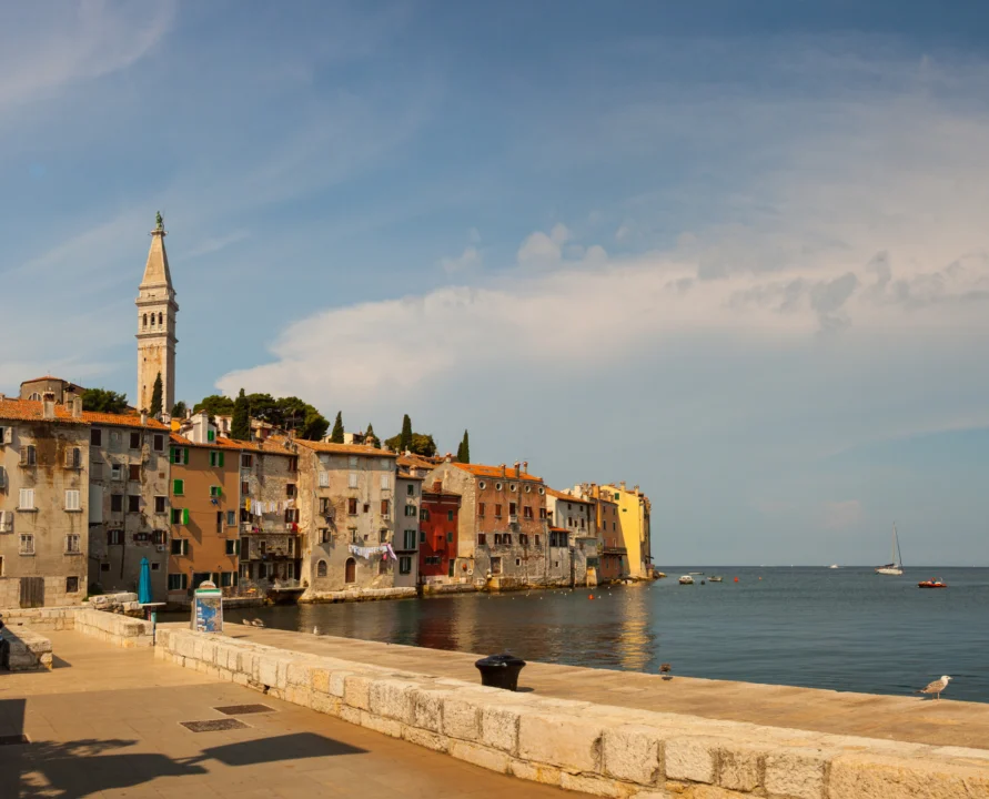Atrakcje turystyczne — Rovinj — malownicze miasteczko Istria Chorwacja