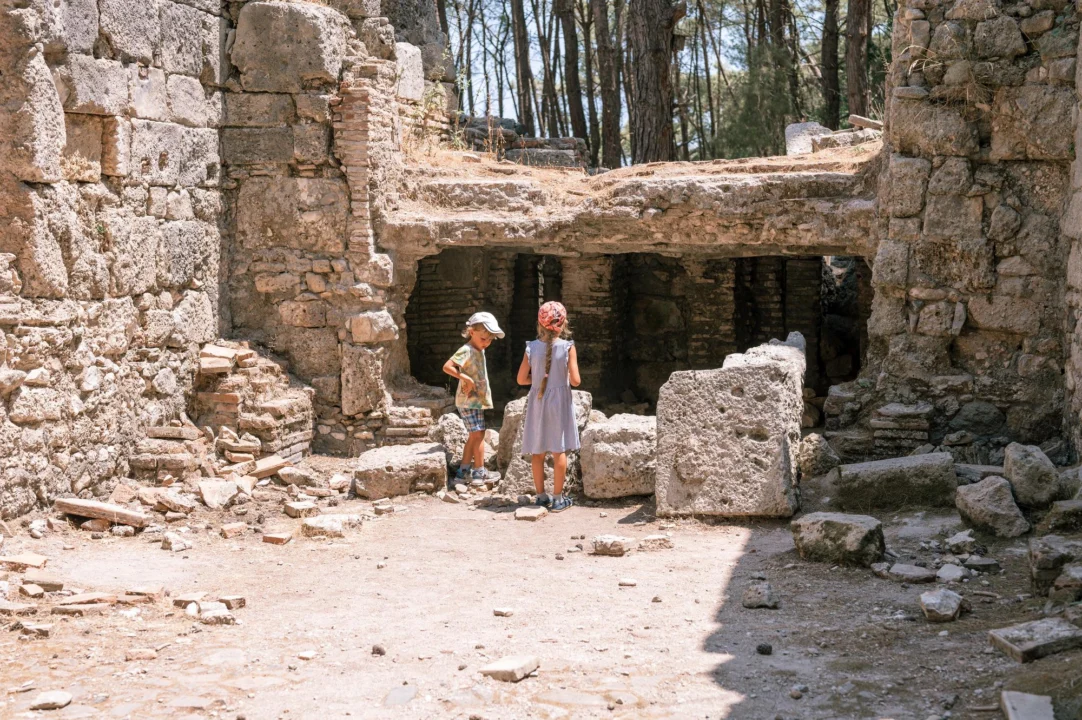 Miasto i architektura — Ruiny Fajstos Kreta Zachodnia Grecja
