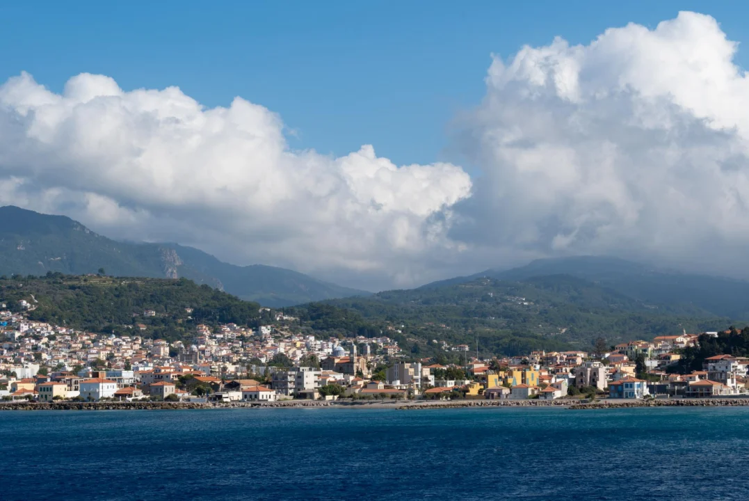 Góry i natura — Samos Grecja