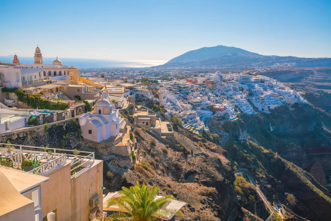 Góry i natura — Santorini Grecja