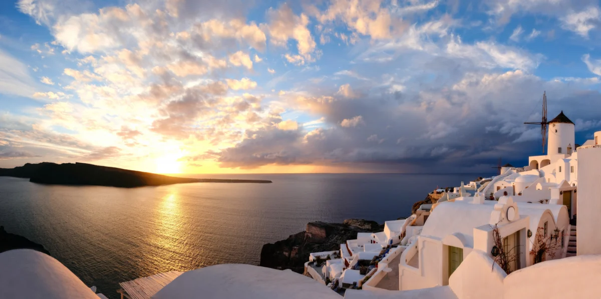Góry i natura — Santorini Grecja