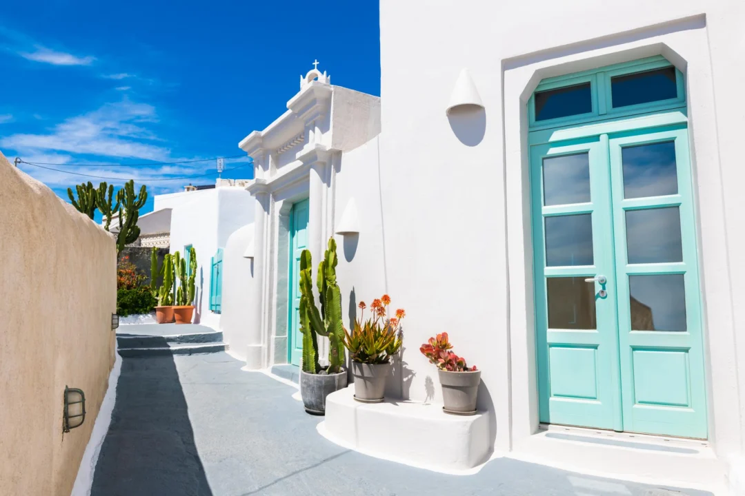 Góry i natura — Santorini Grecja