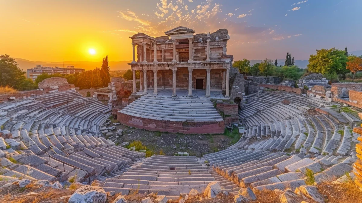 Góry i natura — Starożytne miasto Efes Izmir Turcja