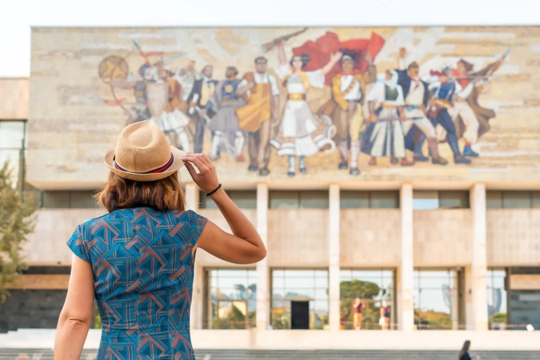Kurort i widoki — Tirana Mosaic Tirana Albania