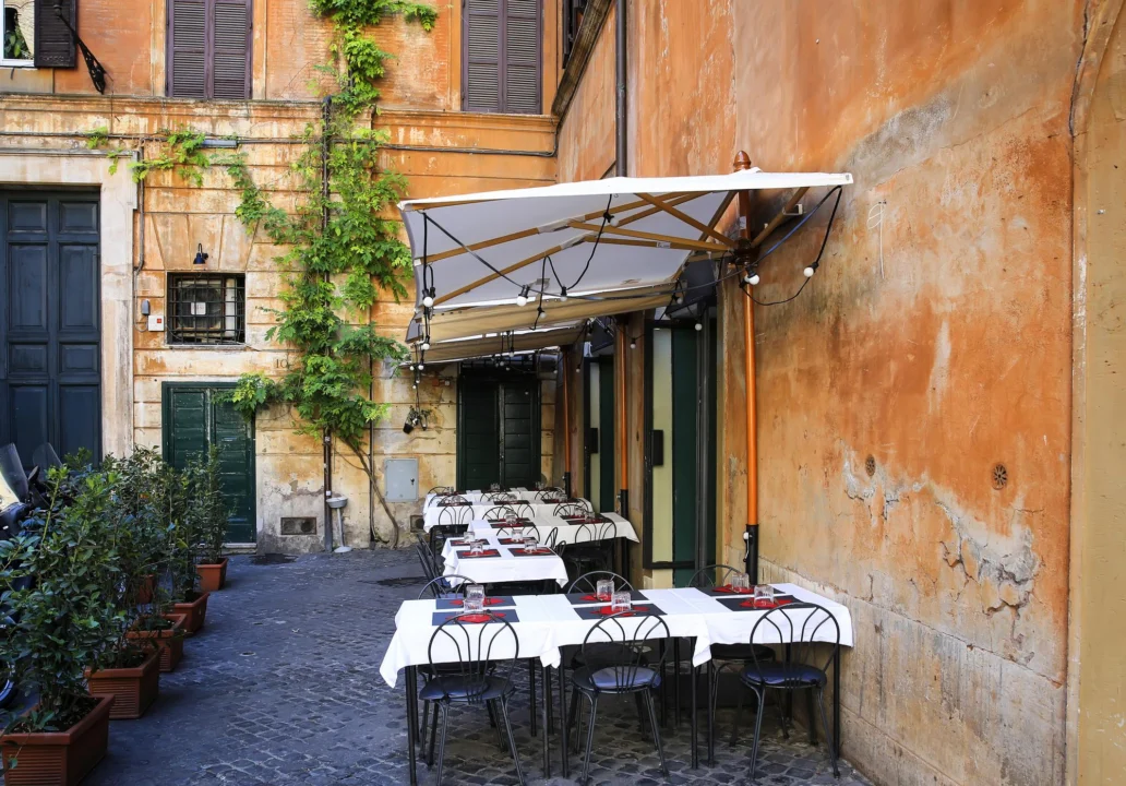 Miasto i architektura — Trastevere Rzym Włochy