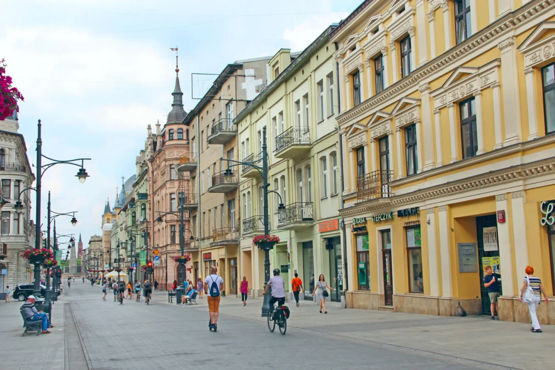 Plaża i wybrzeże — wakacje w Ulica Piotrkowska Łódź Polska