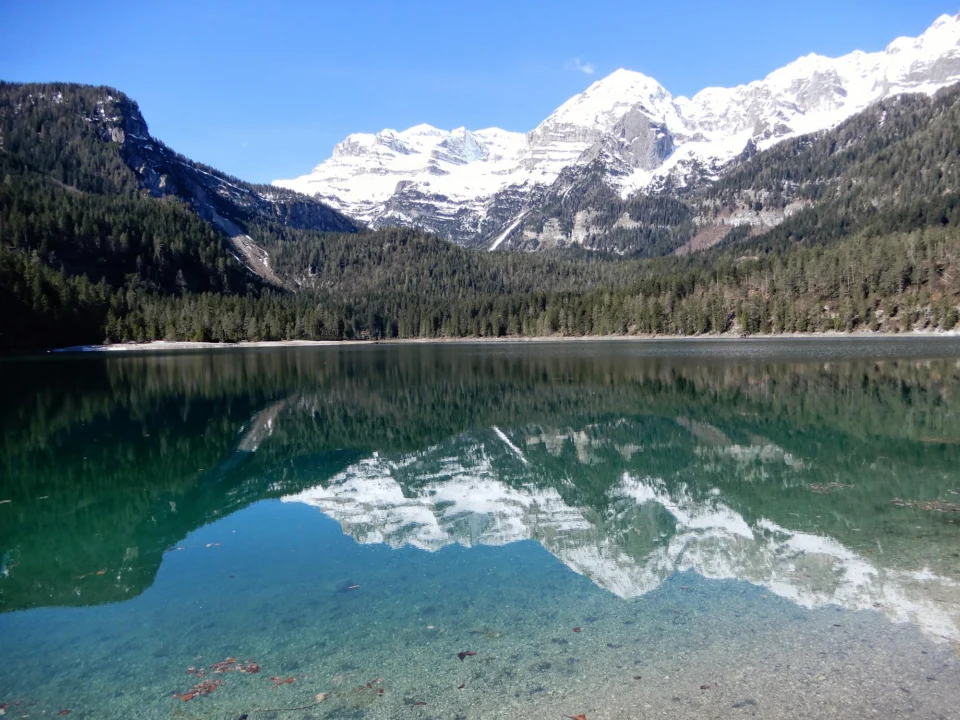 Góry i natura — Val di Non Trentino Włochy