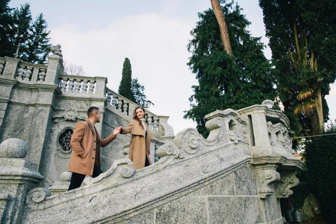 Miasto i architektura — Villa del Balbianello Jezioro Como Włochy