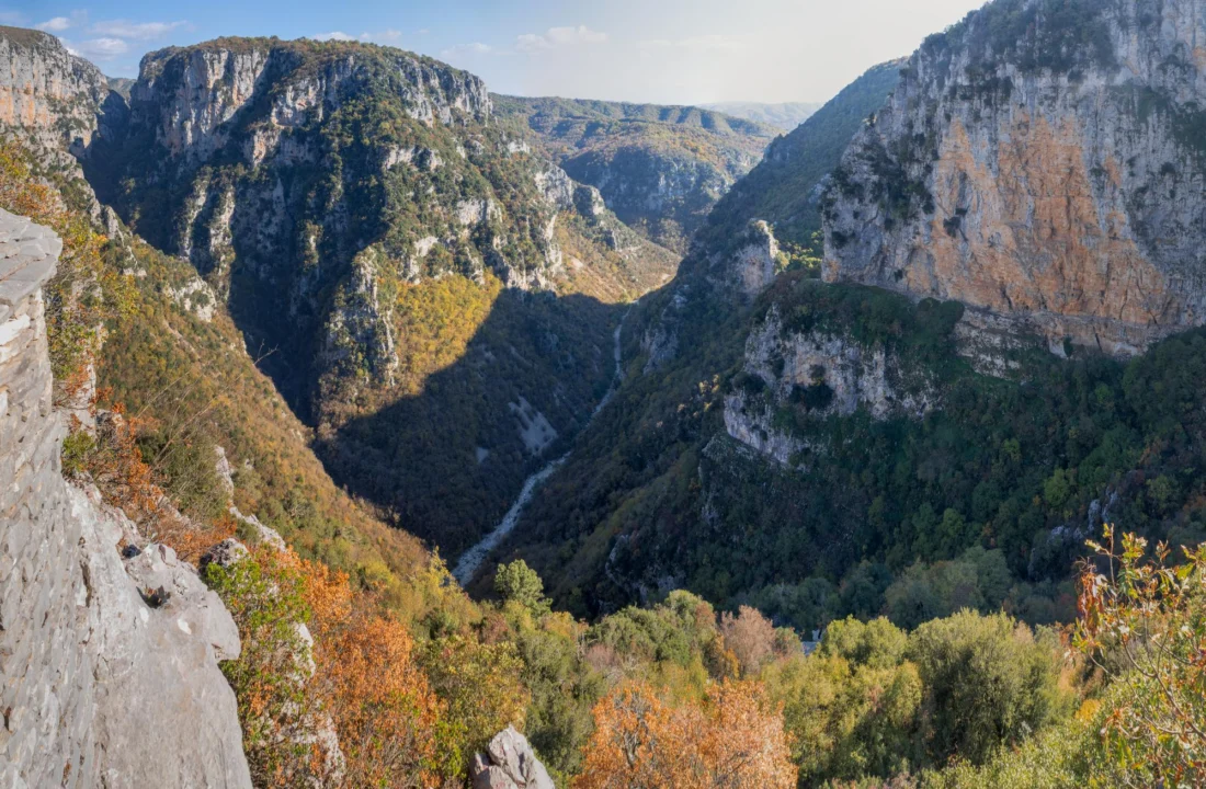 Góry i natura — Wąwóz Vikos Epirus Grecja
