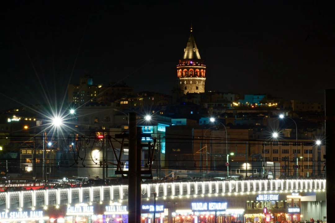 Miasto i architektura — Wieża Galata Istambuł Turcja