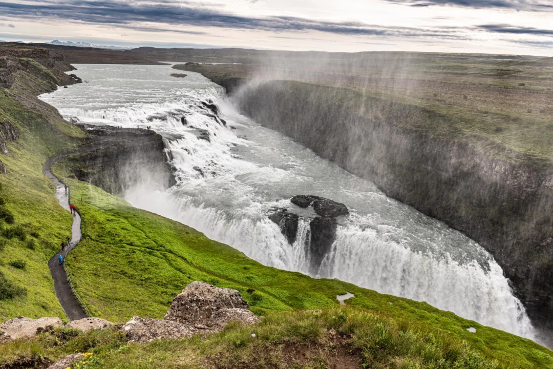 Plaża i wybrzeże — wakacje w Wodospad Gullfoss Islandia
