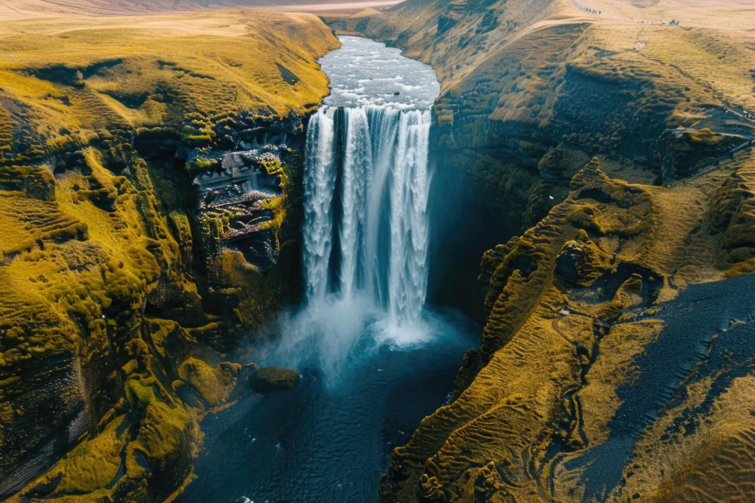Góry i natura — Wodospad Gullfoss Islandia