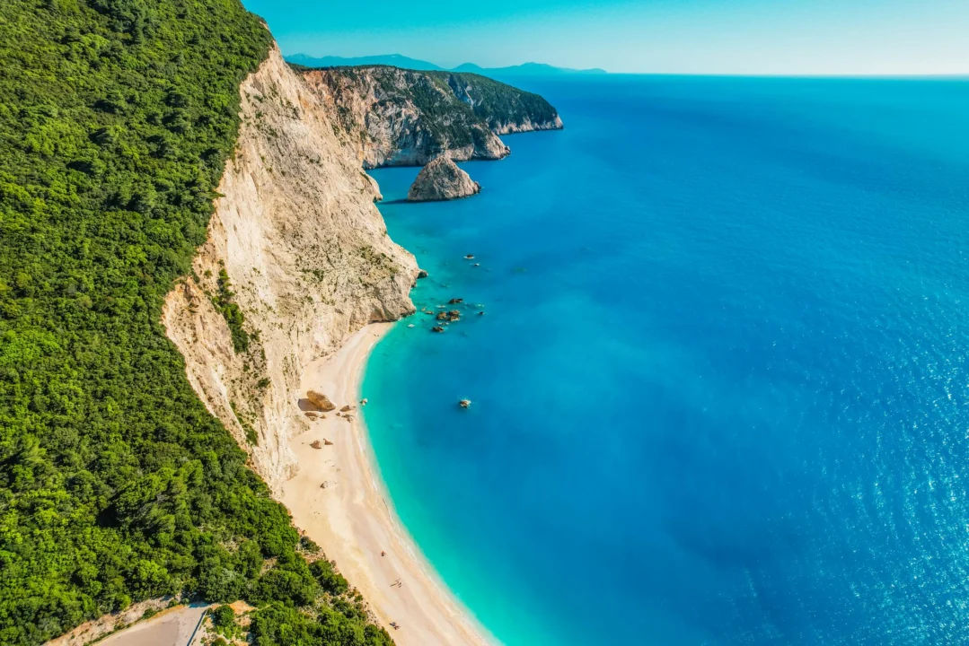 Góry i natura — Zamek Agia Mavra Lefkada Grecja