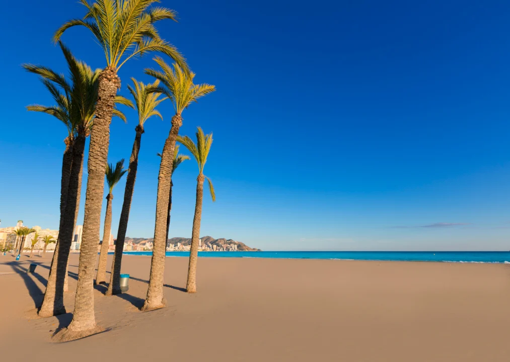 Miasto i architektura — Zamek Santa Barbara Costa Blanca Hiszpania