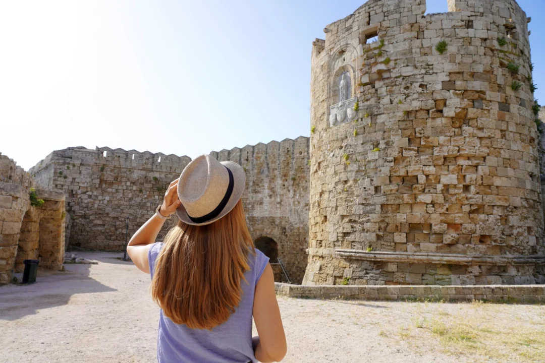 Kurort i widoki — Zamek w Kritinie Rodos Grecja