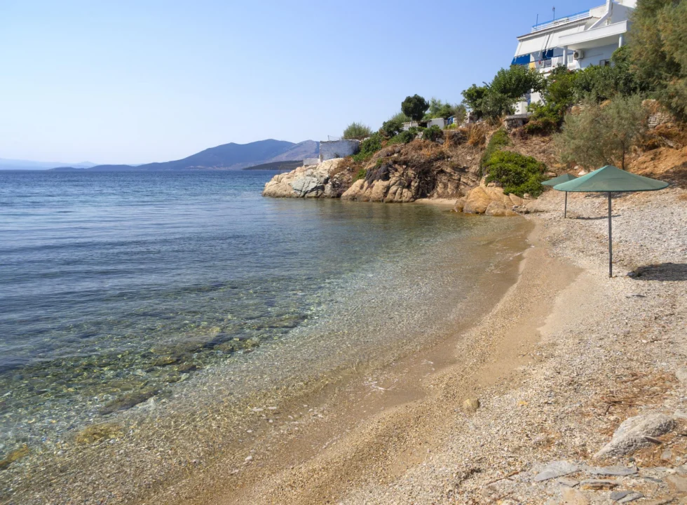 Góry i natura — Zatoka Mandraki Skiathos Grecja