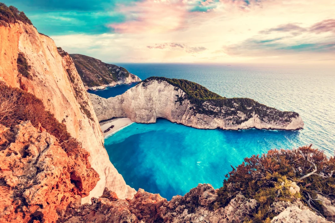 Miasto i architektura — Zatoka Wraku Zakynthos Grecja