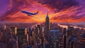 czas lotu do nowego jorku