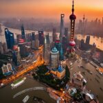 czas lotu do szanghaju