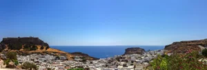 Plaża i wybrzeże — wakacje w Akropol w Lindos Rodos Grecja