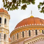 Plaża i wybrzeże — wakacje w Cerkiew św. Zofii Grecka Macedonia Grecja