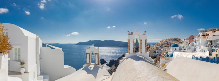 Plaża i wybrzeże — wakacje w Fira Santorini Grecja