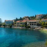 Plaża i wybrzeże — wakacje w Fiskardo Kefalonia Grecja