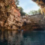 Plaża i wybrzeże — wakacje w Jaskinia Melissani Kefalonia Grecja