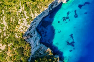 Plaża i wybrzeże — wakacje w Jaskinie Blue Caves Zakynthos Grecja