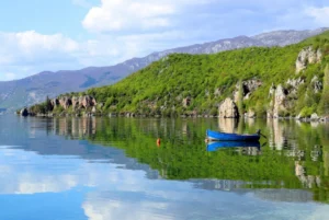 Plaża i wybrzeże — wakacje w Jezioro Ohrid Grecka Macedonia Grecja