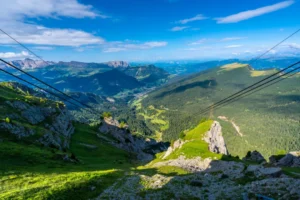 Plaża i wybrzeże — wakacje w Kolejka linowa Seceda Południowy Tyrol Włochy