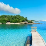 Plaża i wybrzeże — wakacje w Ksamil Albania Południowa Albania