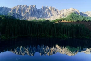 Plaża i wybrzeże — wakacje w Lago di Carezza Południowy Tyrol Włochy