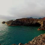 Plaża i wybrzeże — wakacje w Los Hervideros Lanzarote Hiszpania