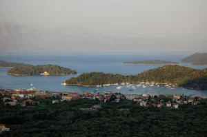 Plaża i wybrzeże — wakacje w Miasteczko Nidri Lefkada Grecja