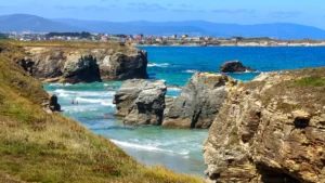 Plaża i wybrzeże — wakacje w Plaża de las Catedrales Zielone Wybrzeże Hiszpania