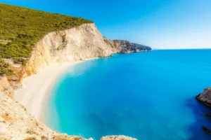 Plaża i wybrzeże — wakacje w Plaża Porto Katsiki Lefkada Grecja