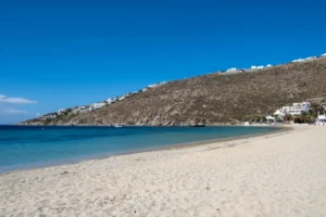 Plaża i wybrzeże — wakacje w Plaża Psarou Mykonos Grecja