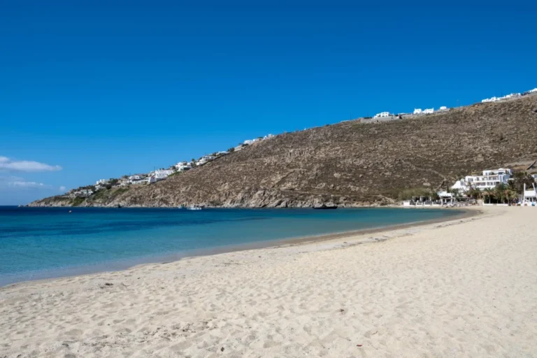 Plaża i wybrzeże — wakacje w Plaża Psarou Mykonos Grecja