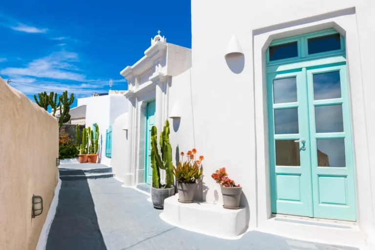 Plaża i wybrzeże — wakacje w Pyrgos Santorini Grecja