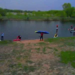 Plaża i wybrzeże — wakacje w Rezerwat Przyrody Jeziora Krajnik Pojezierze Pomorskie Polska