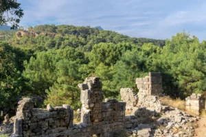 Plaża i wybrzeże — wakacje w Ruiny Phaselis Kemer Turcja
