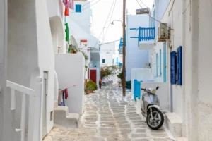 Plaża i wybrzeże — wakacje w Stare Miasto Mykonos Mykonos Grecja