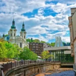 Plaża i wybrzeże — wakacje w Kościół św. Marii Magdaleny Karlove Vary Czechy